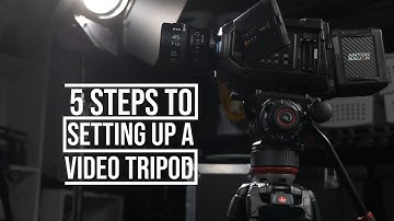 5 steps to setting up a video tripod