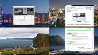 How to split one 4K monitor or TV into 4 virtual screens using UltraView Desktop Manager software screenshot 4