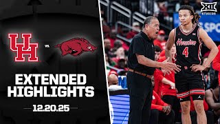 Houston Vs. Arkansas Extended Highlights 2025-26 Big 12 Mens Basketball