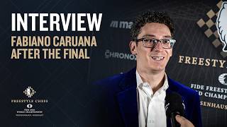 "I don't know what to say about game 3" | Interview with Fabiano Caruana | FIDE FSC WC