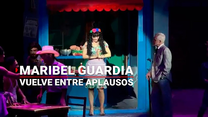 Maribel Guardia es recibida entre aplausos al volver al teatro tras la muerte de Julián Figueroa