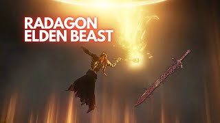 ELDEN RING - Radagon/Elden Beast | Solo No Hit ft. Blasphemous Blade