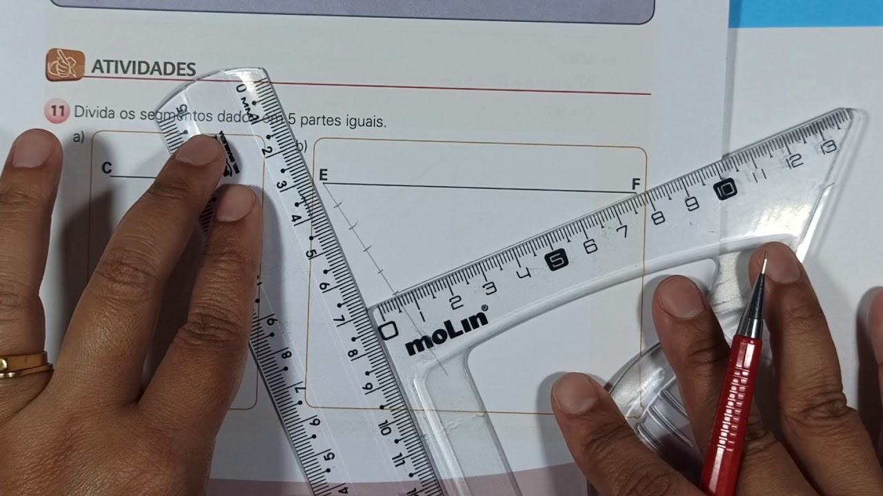 Divisão De Segmentos Em Partes Iguais