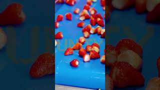 UNITY STR-1000 Fully Automatic Strawberry De-stemming Machine #machine #fruit #strawberry peeler