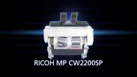 Ricoh MP CW2200SP - Full-colour capability and high-speed monochrome output