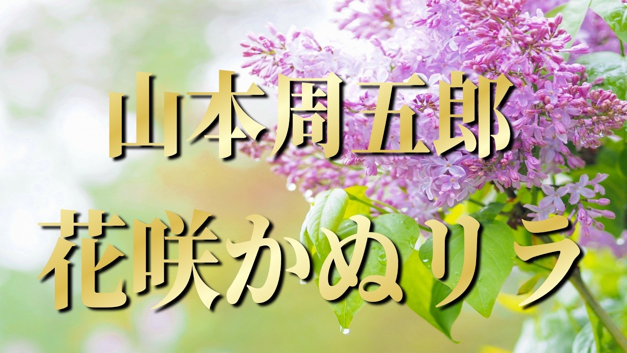 朗読】「花咲かぬリラ」山本周五郎 - YouTube