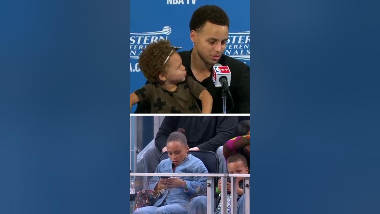 Baby Riley Curry Judges Food Competition on ESPN