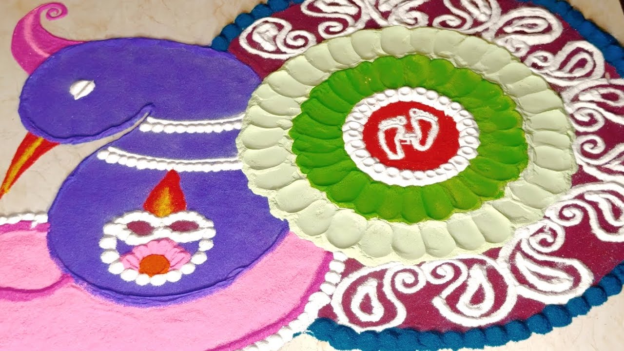 Easy rangoli designs #  aattrtive design festival combo rangoli designs 