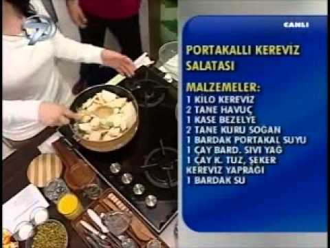 Dr. Feridun Kunak Show 11 Ocak B5(Serap Kunak'tan Portakallı Kereviz Salatası)