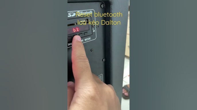 Reset bluetooth loa kéo Dalton - YouTube