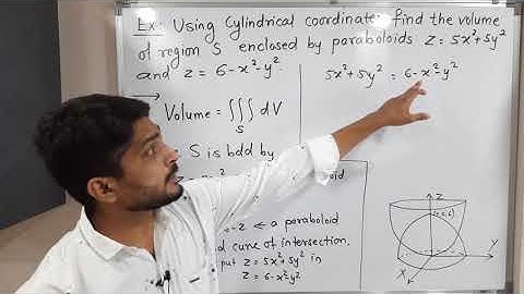 Triple Integration | Lecture 27 | Finding Volume using Cylindrical Coordinates