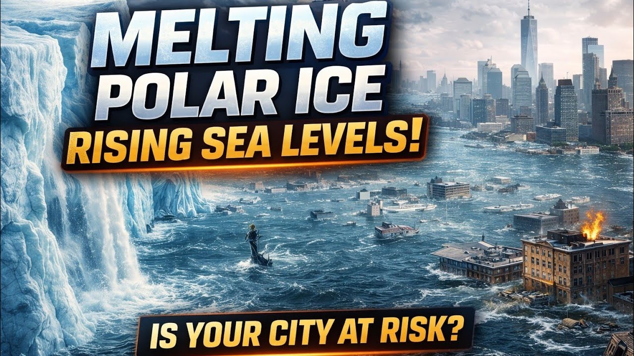 Melting polar ice is driving sea levels up, putting millions of coastal lives and cities at risk