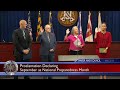 National Preparedness Month Proclamation