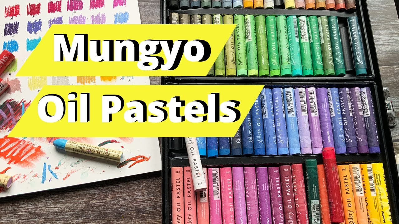 Mungyo Gallery Soft Oil Pastels - how they compare to Paul Rubens and  Sennelier oil pastels 