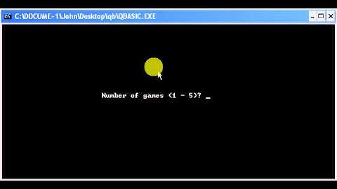 QBasic QuickPick Lotto Ticket Generator