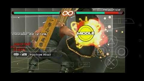 PAUL PHOENIX 👊 TEKKEN 6 PPSSPP SIMPLE COMBO