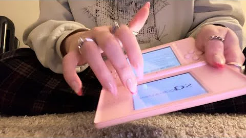 ASMR Lofi tapping on my old Nintendo DS🕹️🍄