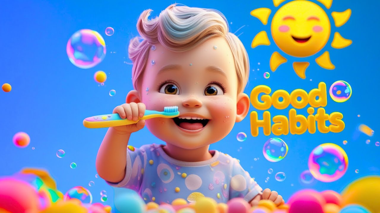 Good Habits Song for Toddlers | Daily Routine for Kids Healthy | Habits ...