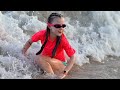 Chilling at Tulum Beach 🇲🇽 Kids, Sea & Sunset Views | Family Travel Vlog
