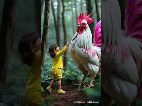Cute Baby V S Rooster Fight Cute Baby Shorts Rooster 