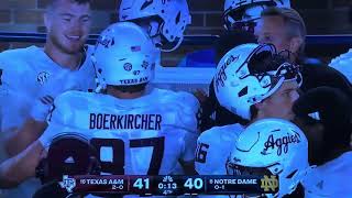 #16 Texas A&M beats #8 Notre Dame Football game 2025! Last 19 seconds! 