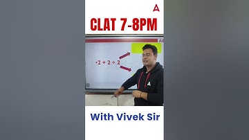 VBODMAS Rule #clat #quantitativeaptitude #mathstricks