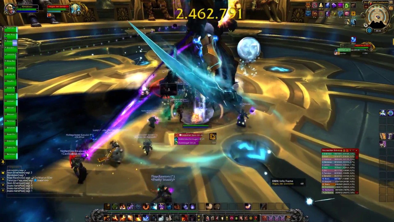 7.3.5 Fire Mage | Aggramar + Argus NHC + Argus HC