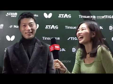 【颁奖巡礼】入场采访马龙是“缘分”选择了着装 穿毛衣是因为年龄大了