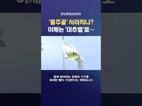 '용주골' 사라지나? 이제는 '대추벌'로…  #딜라이브뉴스 #shorts