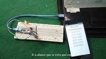 Control LED using Smartphone and Store Status of LED into EEPROM