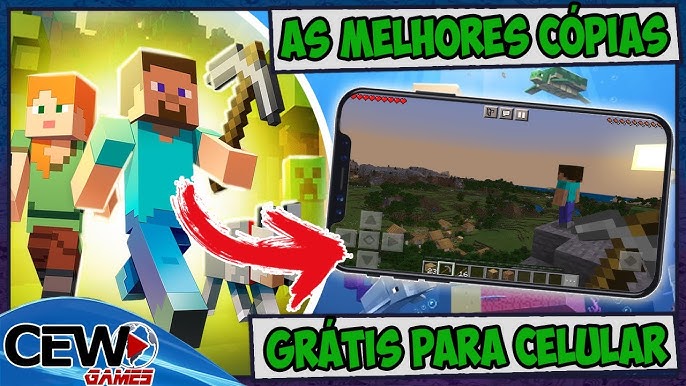 Melhores Cópias de MINECRAFT para ANDROID que você não conhece😱😱 