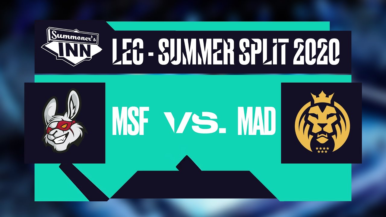 MSF vs MAD | LEC Summer Split 2020 -  Day 9 [GER]