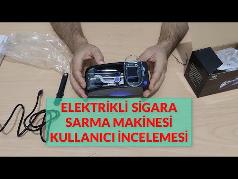 Elektrikli sigara sarma makinesi incelemesi