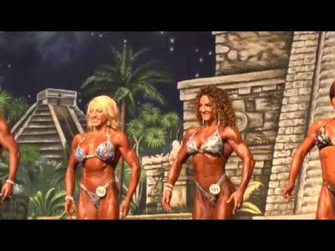 4th  Group - Compulsory - Prejudging - IFBB Womens Physique - Dallas Europa 2014