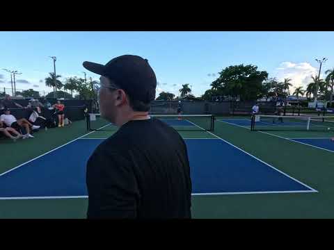 Miami Pickleball: Edward Hernandez/Fabian Soto 12 v. Chino Gonzalez/Juan Caicedo 10