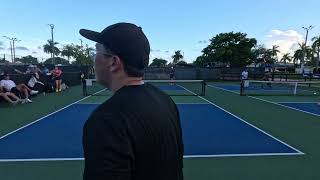 Miami Pickleball: Edward Hernandez/Fabian Soto 12 v. Chino Gonzalez/Juan Caicedo 10