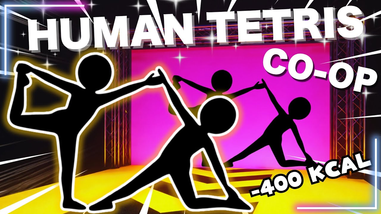 HUMAN TETRIS | Immersive Interactive Warm Up -400 kcal | Part 3