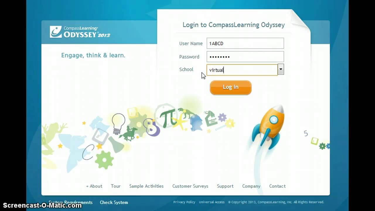 Logging into Compass Learning Odyssey YouTube