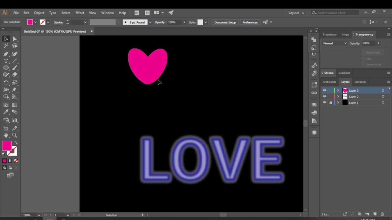 How to Create font neon -​ Ai