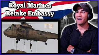 Royal Marines Retake Kuwait Embassy  Marine reacts