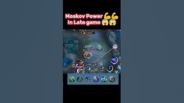 Moskov💬 "Late Game is mine" 😎 #shorts #mobilelegend #mlbb #moskov