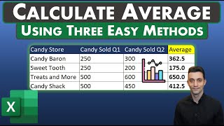 Excel Tips - Calculating Average | 3 Easy Methods