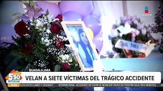 Último adiós a víctimas de trágico accidente en Amatlán de Cañas, Nayarit | Imagen Noticias 5:30