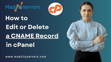 How to edit or delete CNAME Record in cPanel using the DNS Zone Editor with Madcityservers