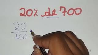 20% de 700 - Porcentagem - Como Calcular