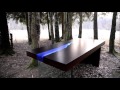 Kasparo I Amazing Table with resin and LED technology comes alive when a person enters the room Kasparo I Amazing Table with resin and LED technology comes alive when a person enters the room