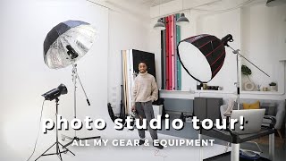 Photography Studio & Gear Tour! | Infinity Cove / Cyclorama Wall Studio