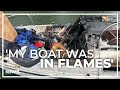Couple suffer burns and loses everything in North Portland boat fire