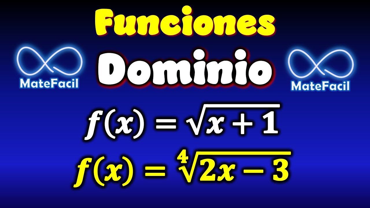 10 dominio de ra z cuadrada ra z cuarta etc youtube