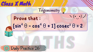 Prove that (sin^4 theta - cos^4 theta + 1) cosec^2 theta = 2